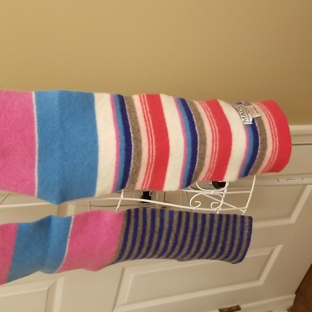 Colorful wool scarf - Picture 3 of 5